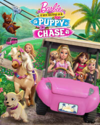 Chị em Barbie đuổi theo các chú cún